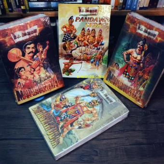 Paket Mahabharata Edisi Hard Cover (3 Judul : Mahabharata - Bharatayudha - Pandawa Seda) - Karya R.A. Kosasih 