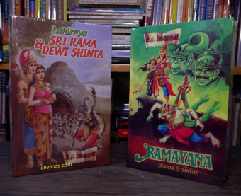 Paket Ramayana Edisi Hard Cover - 2 Buku (Karya R.A. Kosasih)